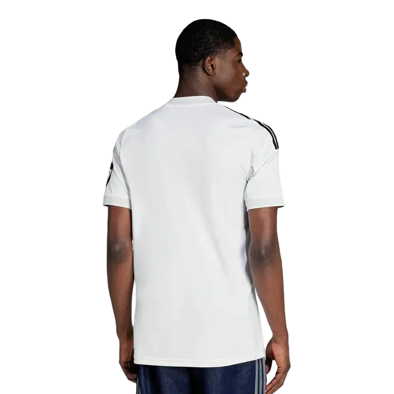 Maglia Home adidas Vinícius Jr. Real Madrid 2025/26 con patch di Champions League (Bianca)