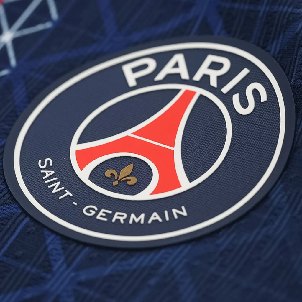 Nike Maglia Home Paris Saint-Germain Dembélé da Uomo con patch Champions League 25/26 (Navy)