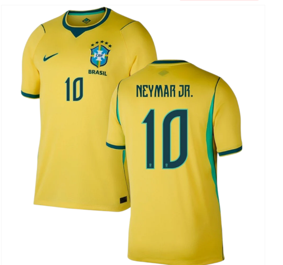 Maglia Brasile Home Mondiale 2026 - Neymar Jr 10 - Edizione Campionato del Mondo